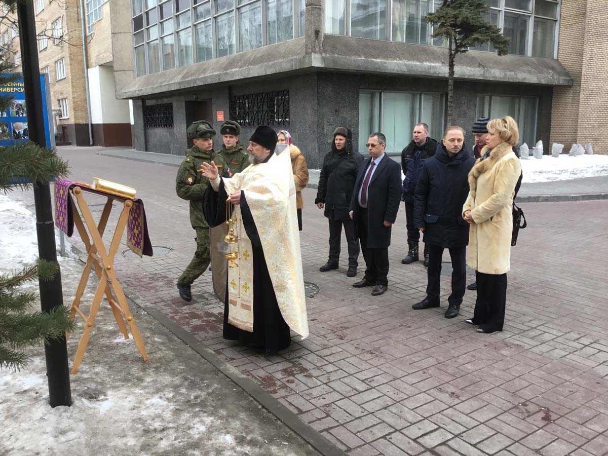 Участие Благотворительного фонда «Достойно есть» в закладке Часовни во имя Великомученика Георгия Победоносца